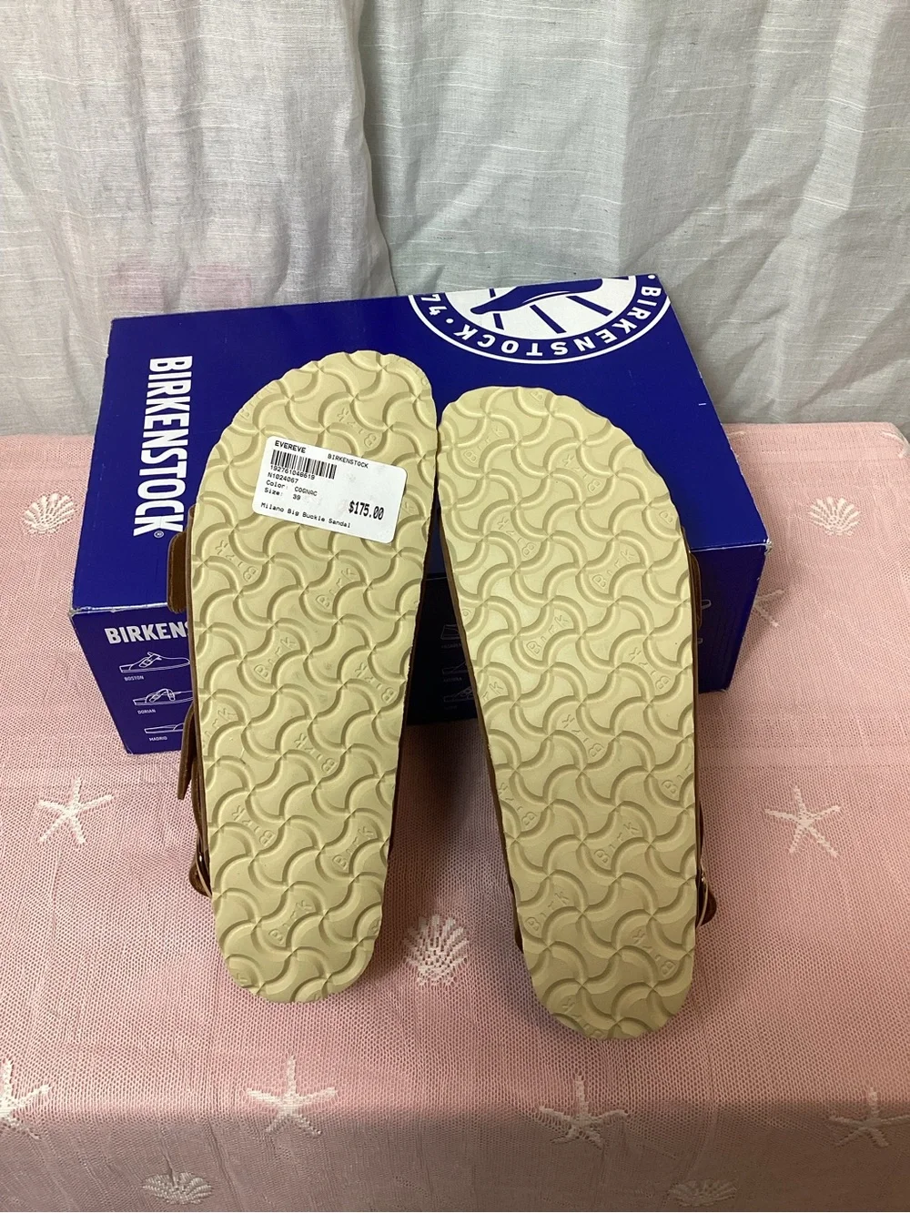 NWT Birkenstock Milano Big Buckle Sandals; Size: 8